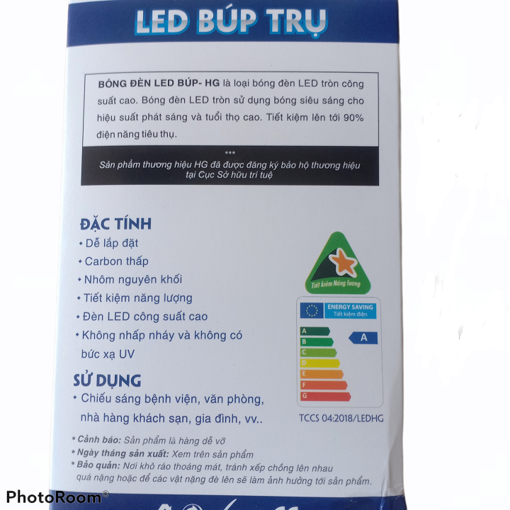 Hình ảnh Bóng Đèn LED trụ HG 5w 18w