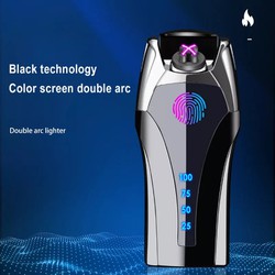 Bật Lửa Điện Plasma 4 Tia Có Màn Hình LCD Hiển Thị Pin - Cảm Biến Cảm Ứng - Chống Gió Bật Lửa Điện Plasma 4 Tia Có Màn Hình LCD Hiển Thị Pin - Cảm Biến Cảm Ứng - Chống Gió