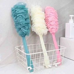 Cây Cọ Lưng Xuất Nhật, Kích Thước 43cm, Cán Dài, Bông Tắm Mềm, Có Dây Treo Tiện Dụng, TIBM25