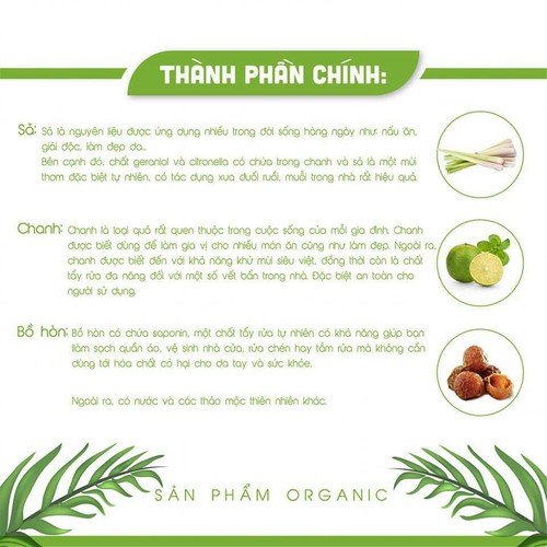 nước lâu sàn sả chanh