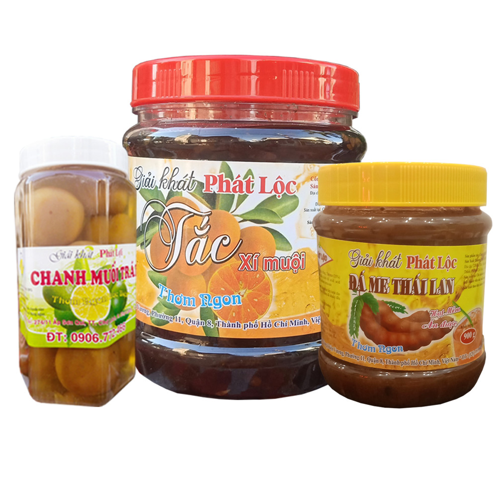 Hình ảnh ĐÁ ME 900G -TẮC XÍ MUỘI 900G -CHANH MUỐI 900G PHÁT LỘC DATE MỚI-