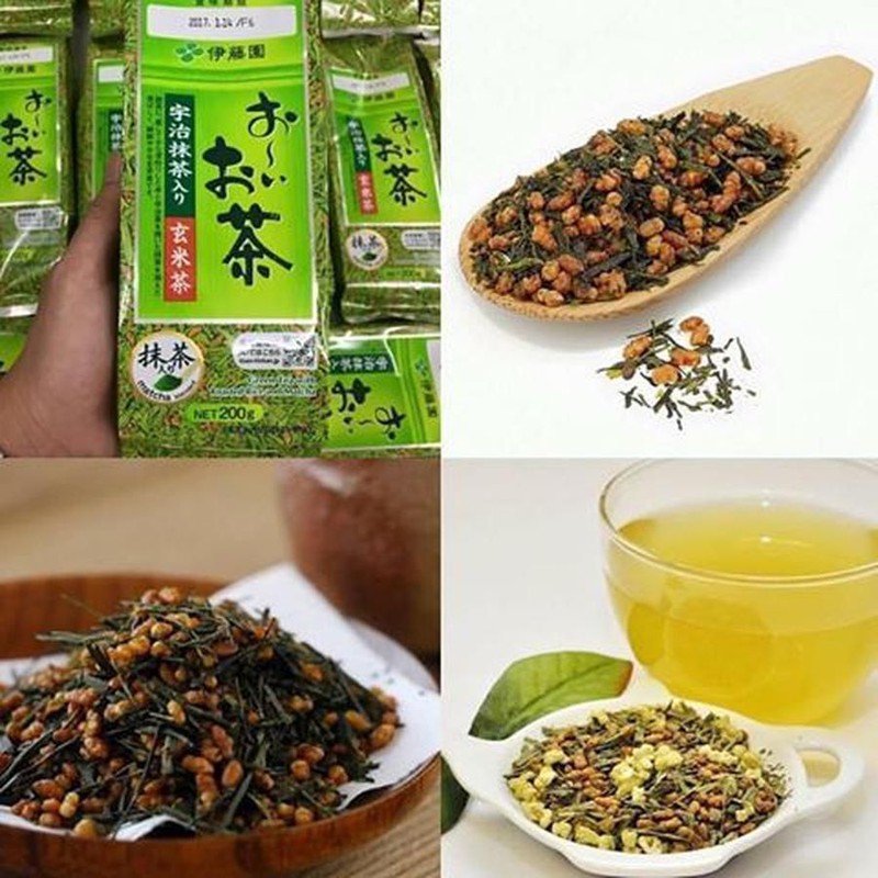 Trà Xanh Gạo Lứt Nhật Bản Itoen 200G