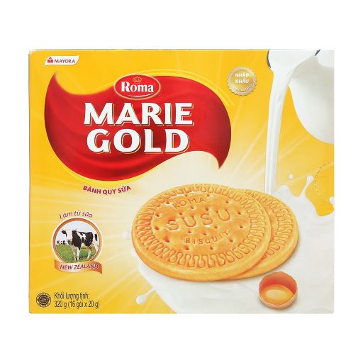 Hình ảnh BÁNH QUY SỮA MARIE GOLD 320GR.HSD: 23/11/21