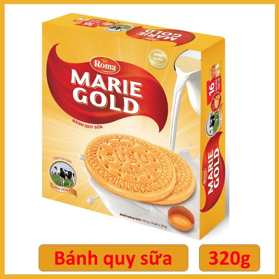 Hình ảnh BÁNH QUY SỮA MARIE GOLD 320GR.HSD: 23/11/21