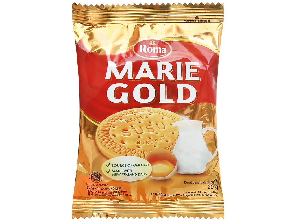 Hình ảnh BÁNH QUY SỮA MARIE GOLD 320GR.HSD: 23/11/21