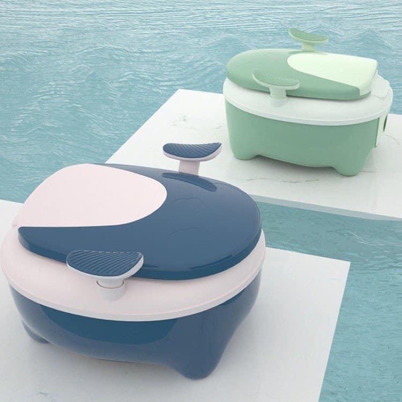 BÔ GHẾ VỆ SINH HỈNH CHIM CÁNH CỤT CHO BÉ TẬP ĐI VỆ SINH