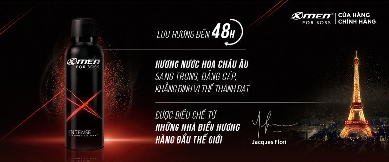 Combo Trọn bộ X-Men For Boss - Hương Intense