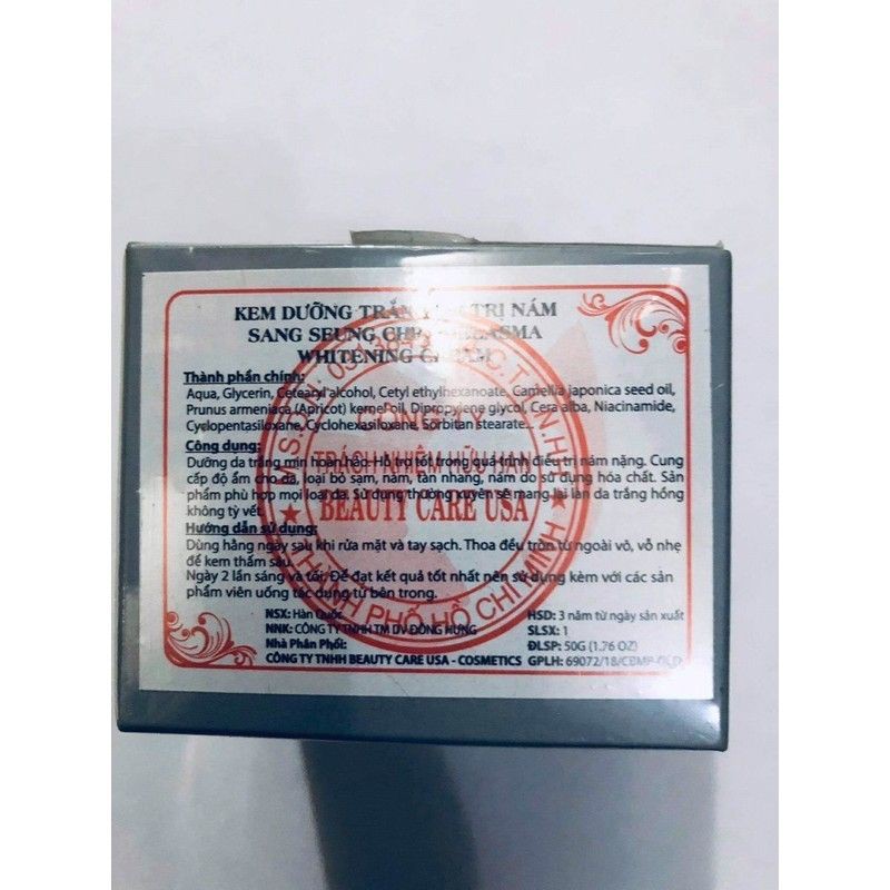 Sang Seung Che White Cream -Kem Dưỡng Trắng Da Chống Lão Hoá