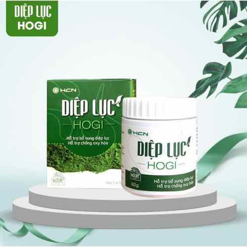 Diệp lục Hogi 92g , hỗ trợ bổ sung chất xơ hạn chế các chất oxy hóa