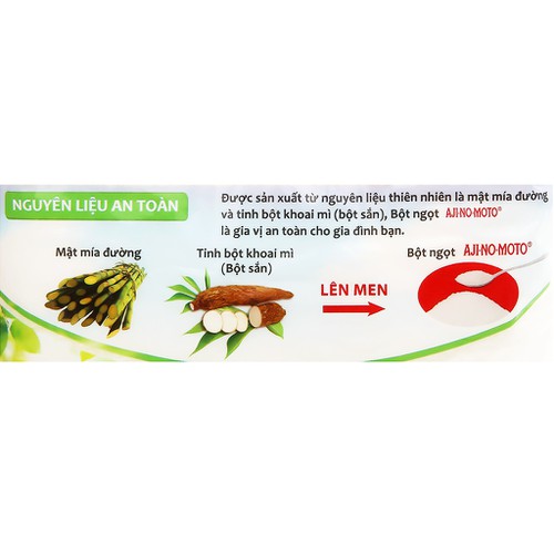 Bột ngọt (mì chính) Ajinomoto gói 1kg cho món ăn thêm ngon