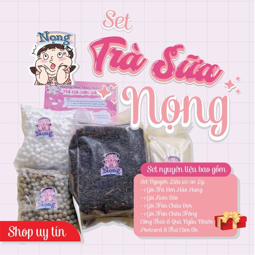 Set Trà Sữa Nọng