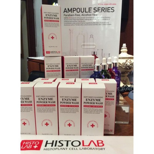 Sữa rửa mặt tẩy tế bào chết dạng bột Enzyme Powder Wash 50g Histolab chính hãng Hàn Quốc