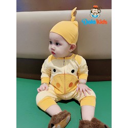 Quần áo trẻ em, trẻ sơ sinh hình thú Heo Con mũ rời vải cotton dài tay cho bé 4 - 15 kg Quần áo trẻ em, trẻ sơ sinh hình thú Heo Con mũ rời vải cotton dài tay cho bé 4 - 15 kg