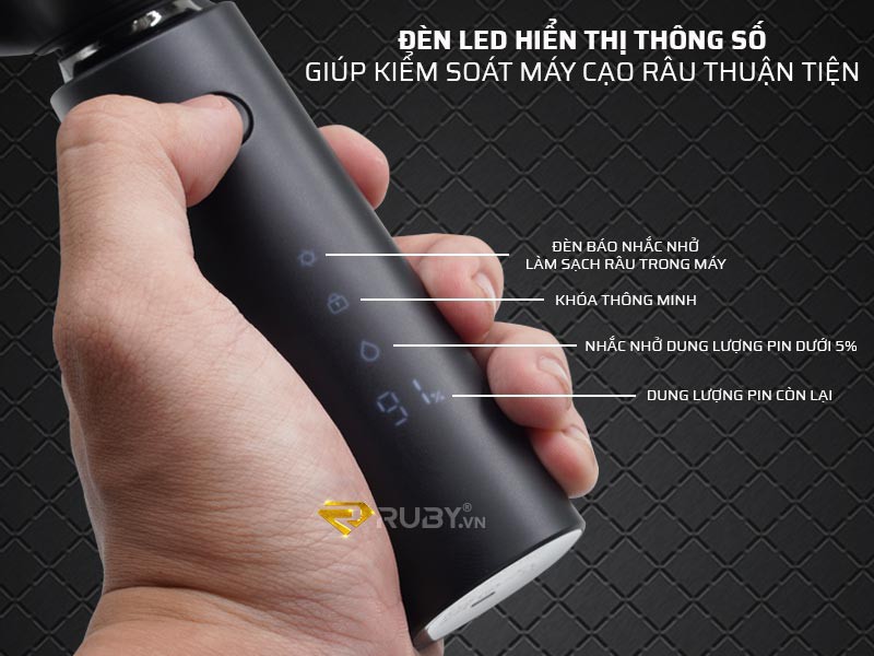 Máy Cạo Râu XIAOMI MIJIA S500 Lưỡi Dao Sắc Bén Giúp Tăng Diện Tích Cạo Râu Gấp 2 Lần