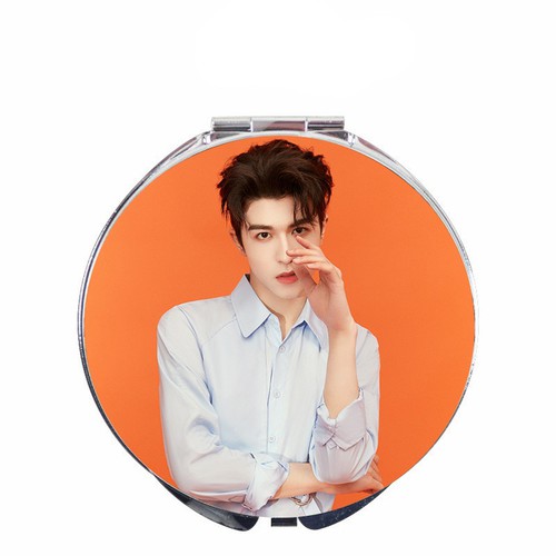 Gương tròn IN HÌNH Patrick INTO1 Sáng tạo doanh bỏ túi cầm tay 2 mặt dễ thương tiện lợi quà tặng độc đáo