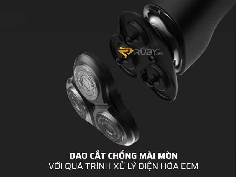 Máy Cạo Râu XIAOMI MIJIA S500 Lưỡi Dao Sắc Bén Giúp Tăng Diện Tích Cạo Râu Gấp 2 Lần