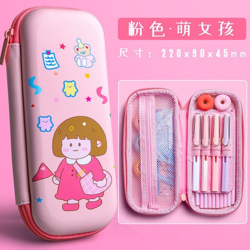 Bóp viết, hộp đựng bút dây kéo họa tiết xinh xắn