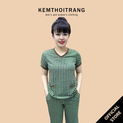 Bộ đũi nữ trung niên chất đũi thái mát lạnh đủ size đến 85kg