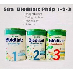 Sữa Bledilait Pháp Mẫu Mới số 1,2,3 900g