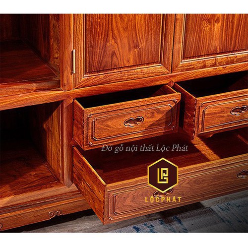 Tủ quần áo cô điển sang trọng Lộc Phát -TA002