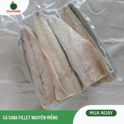 1KG CÁ SABA FILLET NGUYÊN MIẾNG KHÔNG XƯƠNG