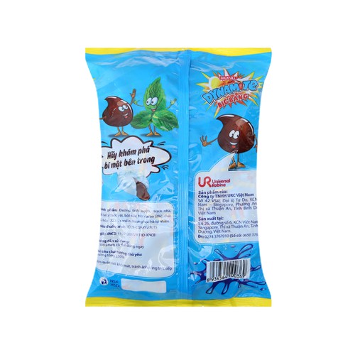 Kẹo hương bạc hà nhân socola Dynamite Big Bang gói 330g. Date 06.2023