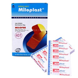 BĂNG KEO CÁ NHÂN-HỘP 100 MIẾNG-CÔNG TY MILOPHA SẢN XUẤT TẠI VIỆT NAM. BĂNG KEO CÁ NHÂN-HỘP 100 MIẾNG-CÔNG TY MILOPHA SẢN XUẤT TẠI VIỆT NAM.