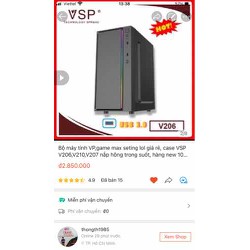 Thùng máy học tập, chơi game LoL giá rẻ Cpu 2,8Ghz, ram 4G, VGA 1G (case VSP V601,602 mới100%) Thùng máy học tập, chơi game LoL giá rẻ Cpu 2,8Ghz, ram 4G, VGA 1G (case VSP V601,602 mới100%)