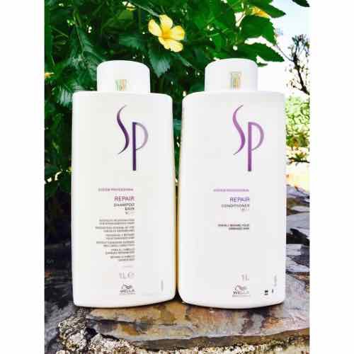 Cặp gội xả Wella SP Repair phục hồi tóc 1000mlx2