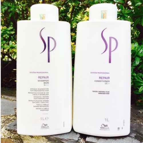Cặp gội xả Wella SP Repair phục hồi tóc 1000mlx2