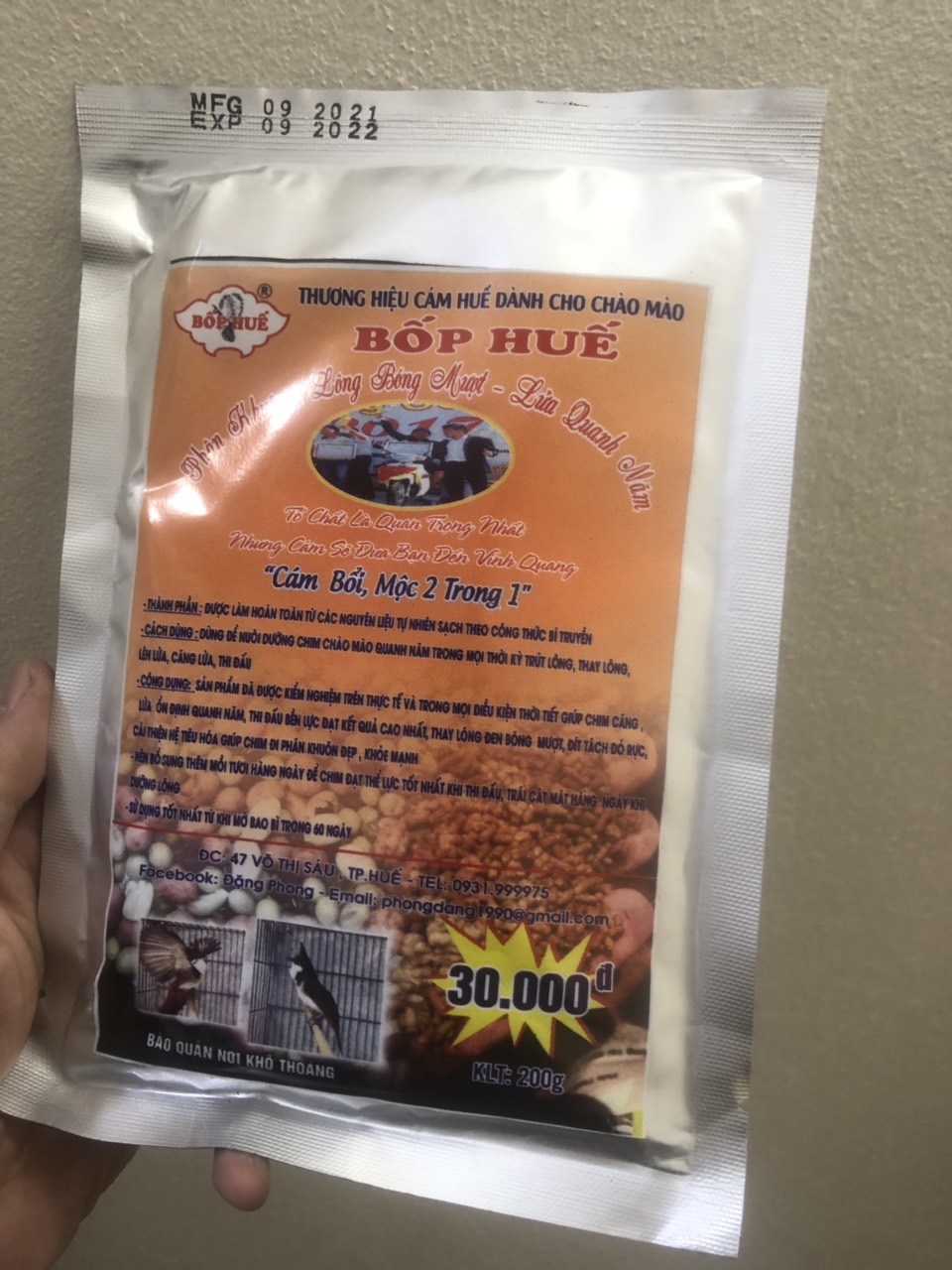 Cám Chào Mào Dinh Dưỡng Cao Cấp Bốp Huế - Cám Thi Đấu 2 Trong 1 - Đắng Cấp Trên Mọi Đấu Trường