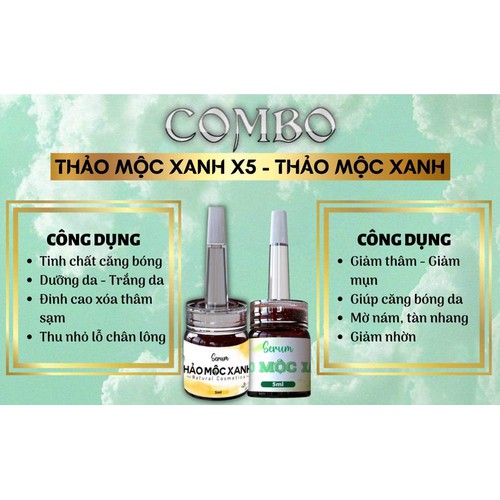 Thảo Mộc Xanh Combo
