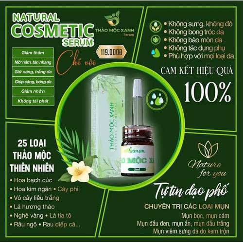 thảo mộc xanh 100% từ thiên nhiên