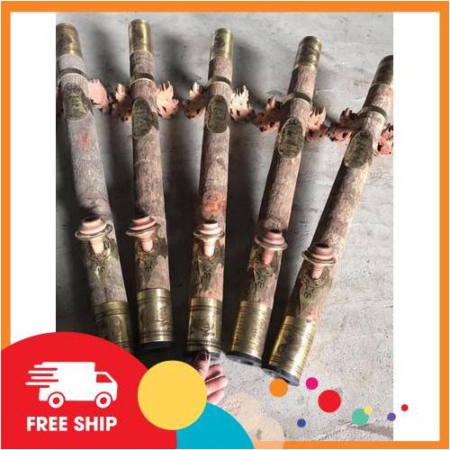 ĐIẾU CÀY QUẾ BỌC ĐỒNG DÀI 70CM