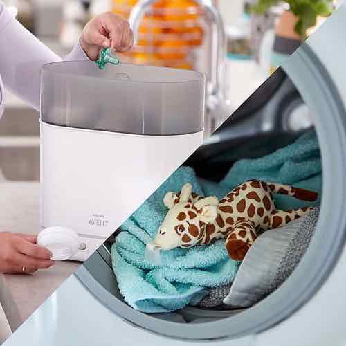 Sét núm ti ngậm Avent silicon chống vẩu+ thú bông gặm nướu Soothie Snuggle- Mỹ