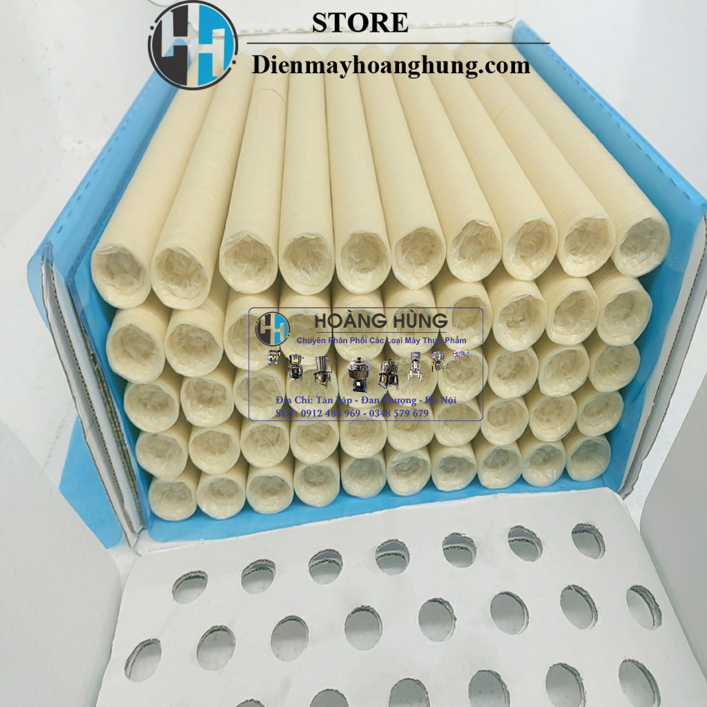 Vỏ xúc xích collagen, vỏ làm lạp xưởng , dồi sụn Phi 26mm chuẩn loại 1 mã NDX của Viscofan