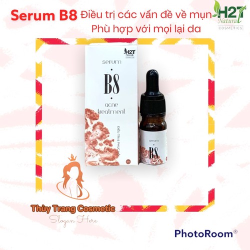 Serum B8 giảm mụn,mờ thâm,se khít lỗ chân lông,căng bóng mịn màng@FREESHIP@Skin 7 days hiệu quả sau 7 ngày sử dụng