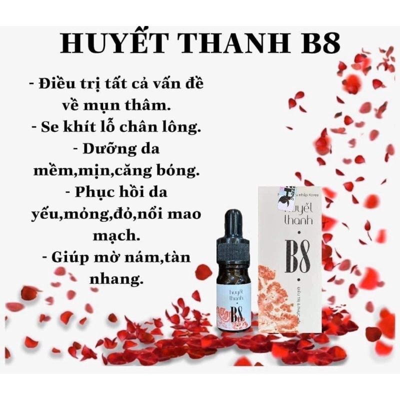 Serum B8 giảm mụn,mờ thâm,se khít lỗ chân lông,căng bóng mịn màng@FREESHIP@Skin 7 days hiệu quả sau 7 ngày sử dụng