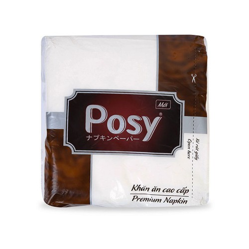 Combo 10 Khăn Giấy Vuông Cao Cấp Posy 100 Tờ