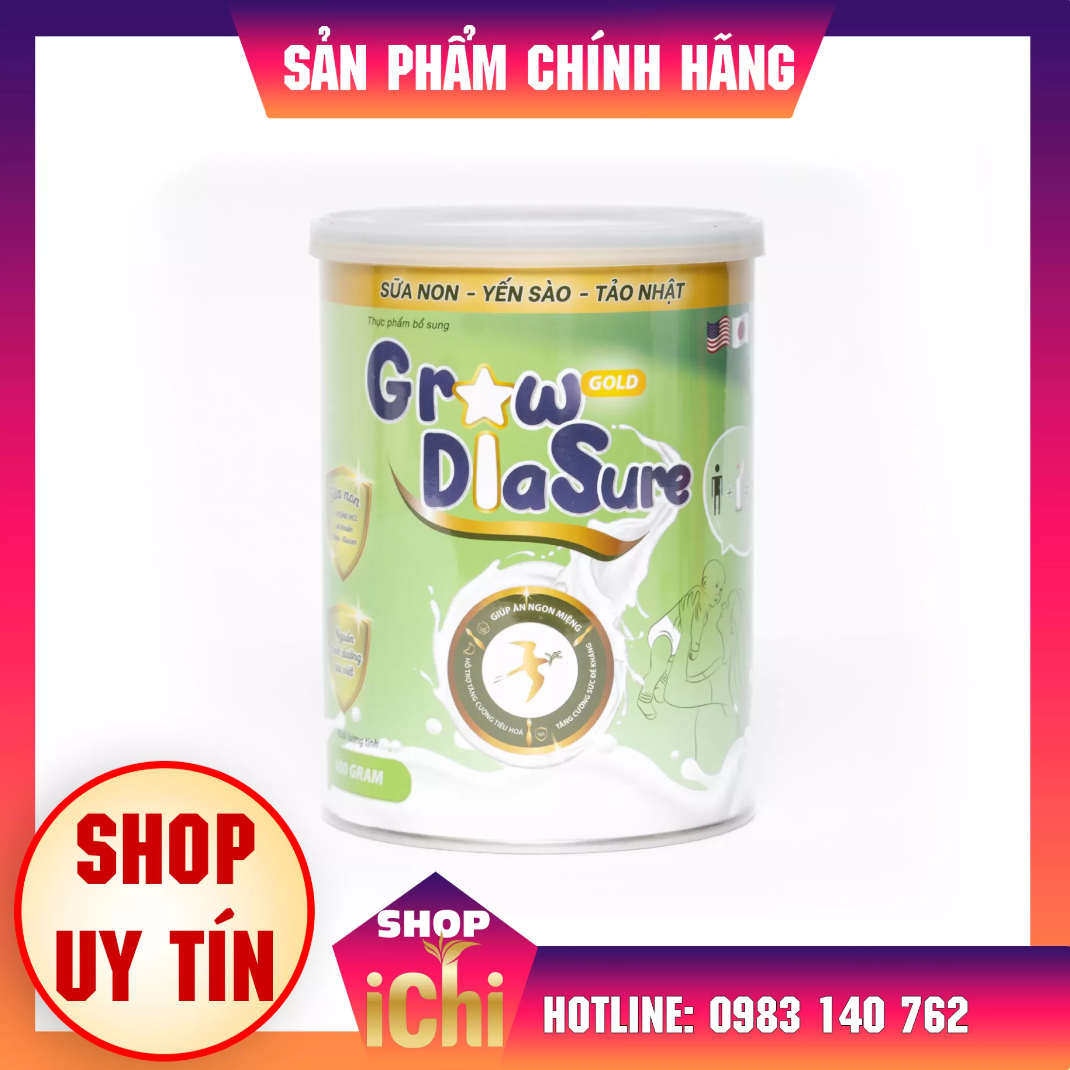 Grow Diasure Gold - Sữa Non Giúp Bé Tăng Cân, Cao Lớn Và Thông Minh Vượt Trội