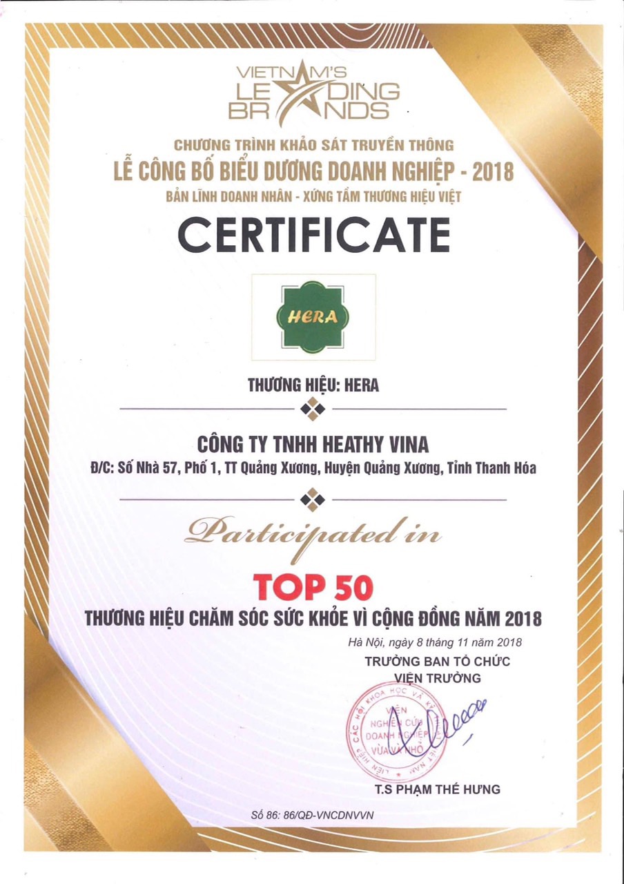 Trà gạo lứt hạt chia giảm cân HERA – Đào thải mỡ thừa, không tác dụng phụ - Hộp 20 gói