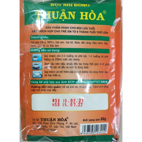 COMBO BỘT NHI ĐỒNG THUẬN HÒA