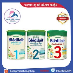 Sữa Bledilait Mẫu Mới số 1,2,3 900g