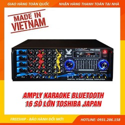 Amply Karaoke Cali.DY PRO 999D - Ampli BLUETOOTH Tích Hợp Lọc Xì 16 Sò Lớn