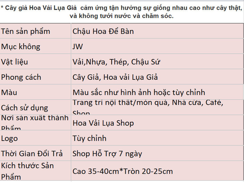 Hoa Vải Lụa Chậu Hoa Để bàn Cắm Sẵn Nhiều Mẫu Đẹp.