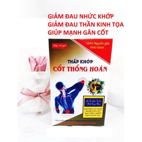THẤP KHỚP CỐT THỐNG HOÀN, giúp mạnh gân cốt, giảm đau nhức xương khớp, đau thần kinh tọa