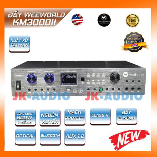 Cục đẩy liền vang Weeworld KM3000ii