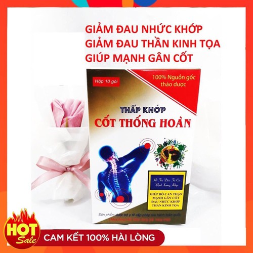 THẤP KHỚP CỐT THỐNG HOÀN, giúp mạnh gân cốt, giảm đau nhức xương khớp, đau thần kinh tọa