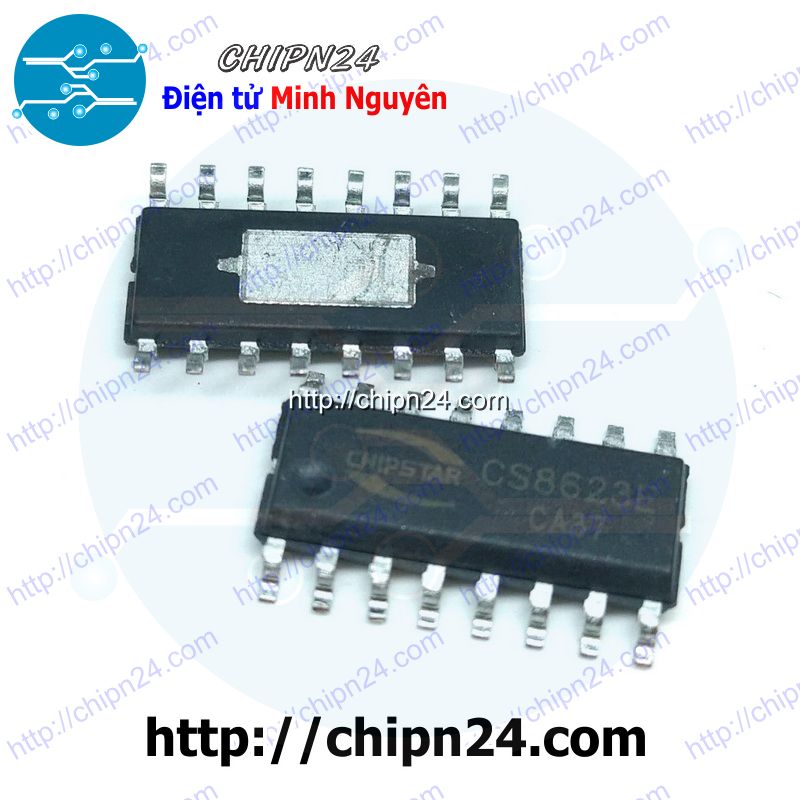 Hình ảnh [1 CON] (SOP) IC Dán CS8623 SOP-16 (SMD) (25W Class D CS8623E 8623E 8623)