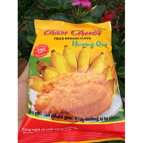 Bột chiên chuối Hương Quê-Vinamix 250gr. Date 10.2022